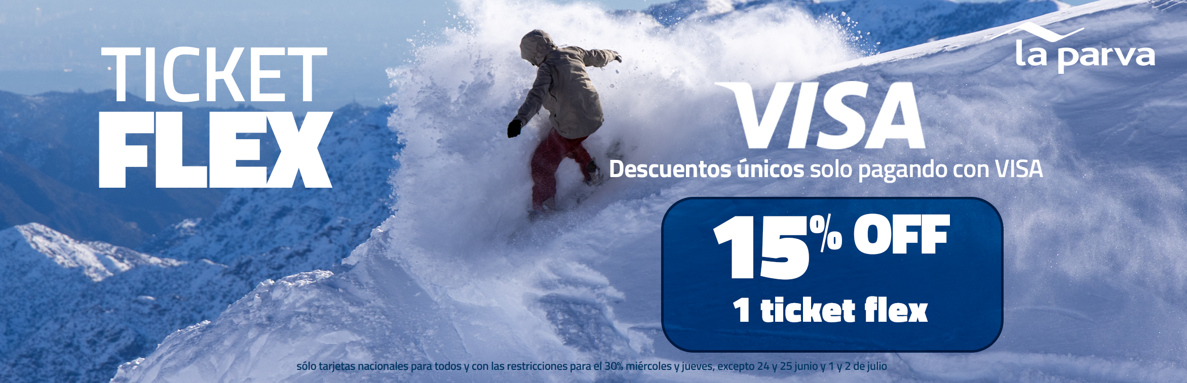VISA 15% - 1 FLEX